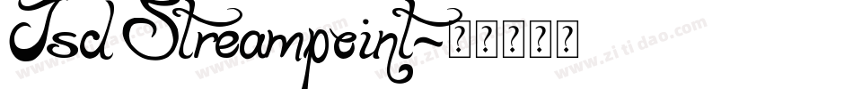 Jsd Streampoint字体转换